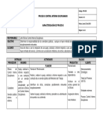 Caracterizacion de Proceso Control Interno Disciplinario