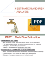 Cash Flow Estimation and Risk Analysis