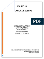 Relaciones Fundamentales de Las Propiedades Mecanicas de Los Suelos.