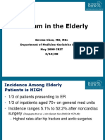 Delirium in The Elderly