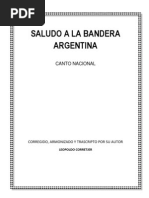 Saludo A La Bandera (L. Corretjer) - Canto y Piano