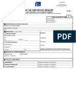 4 - Formulaire de Demande de Certificat Négatif en Cas de Modification Des Données D'un Certificat Négatif CN4