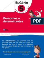 Eug5 PPT Pronomes Determinantes