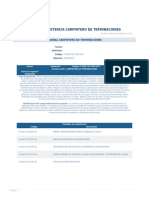 Perfil Competencia Carpintero de Terminaciones