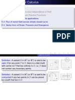 Line Integrals Fundamental Theorem and Independence of Path Conservative Fields and Potential Functions