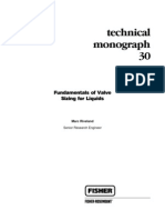 Fundamentals of Valve Sizing For Liquids d350408x012