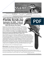 Florida Scrub-Jay: September 15, 2008 - 7:30 P.M. Vero Beach Community Center