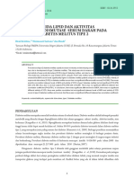 Kadar Peroksida Lipid Dan Aktivitas Superoksida Dismutase Serum Darah Pada Penderita Diabetes Melitus Tipe 2