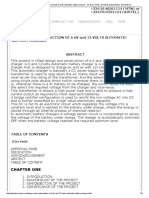 Design and Construction of A 6v and 12 Volts Automatic Battery Charger - For B PDF