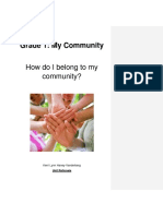 Grade 1: My Community