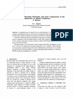 Huggins, 2002. Simple Method To Determine Electronic and Ionic Components