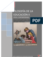 ANTOLOGIA FILOSOFIA DE LA EDUCACIÓN II Universidad Vizcaya