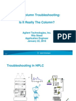 HPLC Trouble Shooting