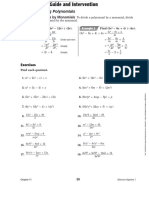 Divide Polynomials SGI