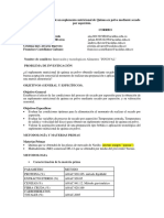 Elaboración de Un Suplemento Nutricional de Quinua en Polvo Mediante Secado Por Aspersión.