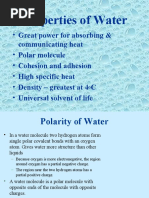 Properties of Water