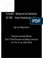 Eurocodes - Background and Applications EN 1995 - Tension Perpendicular To Grain