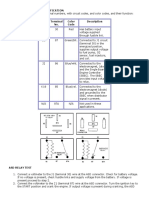 Asd Relay Terminal Identification and Test