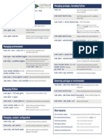 Conda Cheatsheet