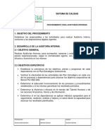 ANEXO 5. Procedimiento de Auditoría Interna