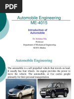 Automobile Engineering - Introduction To Automobile Engineering