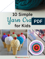 10 Simple Yarn Crafts For Kids Free Ebook