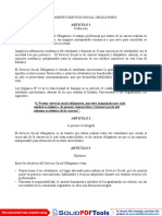 Universidad de Panama - Reglamento de Servicio Social