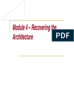 Module 8 Architecture Recovery