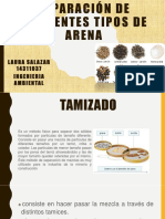 Separación de Diferentes Tipos de Arena