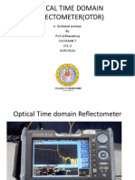 Optical Time Domain Reflectometer (Otdr) : A Technical Seminar by P.V.S.K.Bharadwaj 11131A04C7 ECE-3 Gvpcoe (A)