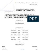 How Operations Research Is Applied in Industry Business