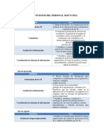 Alineamiento Puestos Del Personal Según Sfia