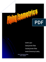 How To Draw Piping Isometrics