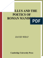 (David Wray) Catullus and The Poetics of Roman Man