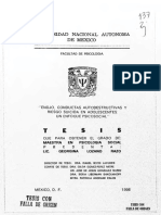 Tesis Escala de Conductas Autodestructivas