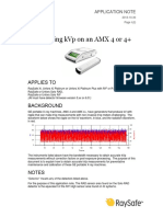 Application Note - Measuring KVP On An AMX 4 or 4plus-2013!10!30