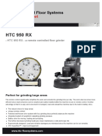 HTC 950 RX - A Remote Controlled Floor Grinder