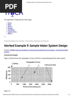 Sample Water System Design