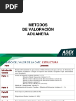 Metodos de Valoracion Aduanera Adex