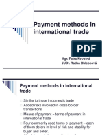 Payment Methods in International Trade