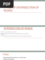 Types of Intersection of Roads PDF