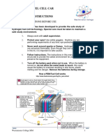 Intelligent Fuel Cell Car: Read All Instructions Before Use