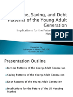 2017 10 20 Realtor University Speaker Series Lavaughn Henry Income Saving Debt Patterns Among Young Adults Presentation Slides 10-30-2017