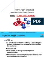 Supplier APQP Training