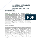 Conoce Los 4 Tipos de Tanques de Almacenamiento de Hidrocarburos Que Existe en La