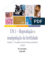 Aula 9 PPT - Fecundação, Desenvolvimento Embrionário e Gestação PDF