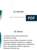 DC Motor: Construction and Operation