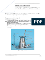 TP N 1 Essai D Affaissement PDF