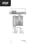 Siemens Euroset 2010 User Guide