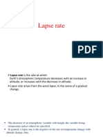 Lapse Rate